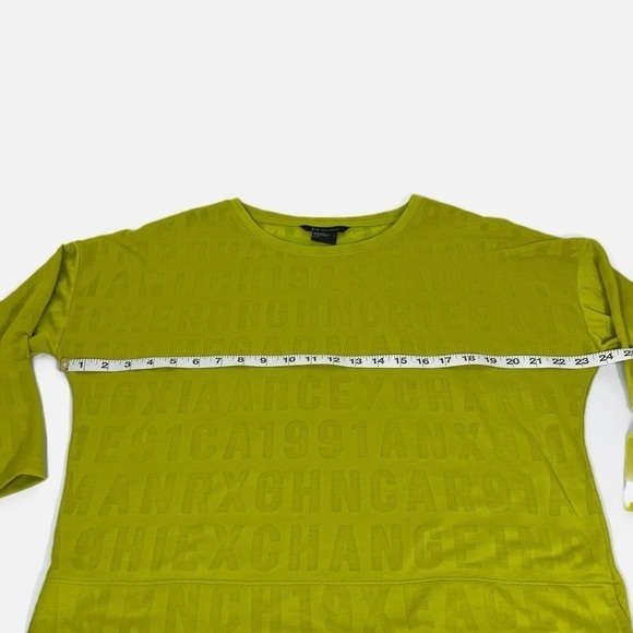 ARMANI EXCHANGE OVERSIZED CROPPED LONG SLEEVE TOP size Large - Picture 4 of 6